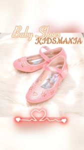 รองเท้าคัชชูเจ้าหญิงเด็ก สำหรับใส่ออกงานกลางวัน-กลางคืน รองเท้าเจ้าหญิง พื้นนิ่ม สำหรับเด็ก ประดับกิลเตอร์คริสตอล