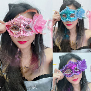 Halloween Mask Female Half Face Cos Mask Ball Party Princess Adult Mask Childrens Mask Cute