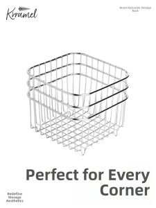 KRRAMEL | Sleek Stainless Steel Easy-install Wall Rack