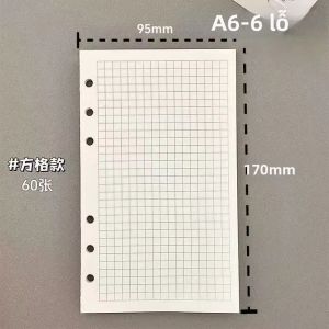 Sổ Tay A6 Gingham Cherry Dễ Thương - Sổ Còng 6 Vòng Phong Cách Hàn Quốc Sổ Tay Rời Sổ Kế Hoạch Di Động Quà Tặng Văn Phòng Phẩm Tự Làm