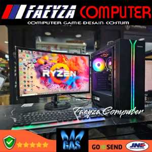 PC GAMING CORE I7 7700 | RAM 16 GB | SSD 128GB | VGA 4GB GTX 1050TI 128BIT LED 24INC