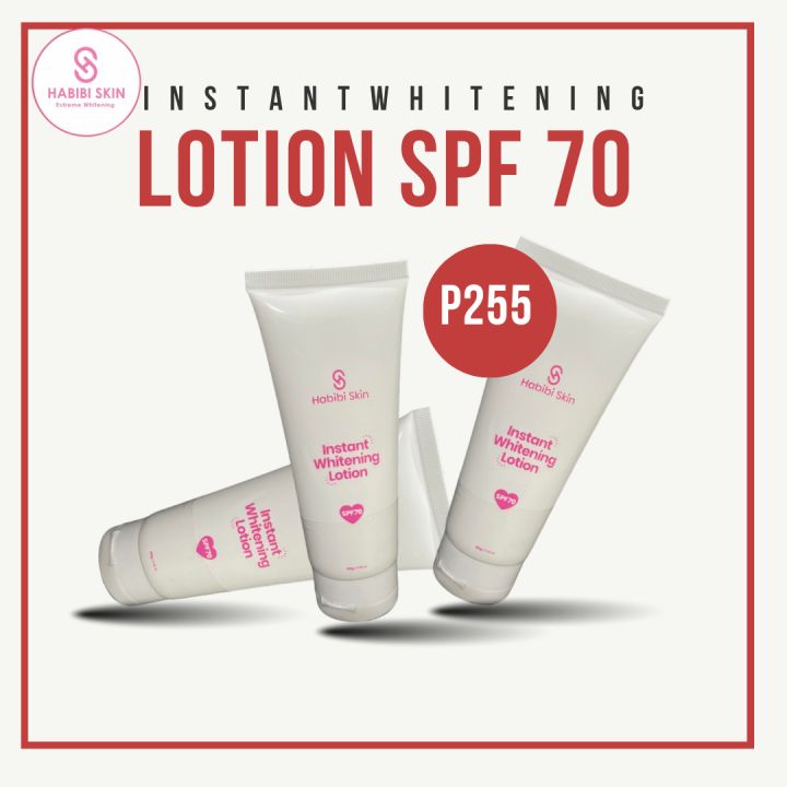 HABIBI INSTANT WHITENING LOTION SPF70 BY MS CRISSA