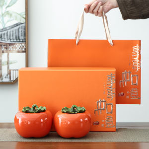 Hộp Đựng Trà Bằng Gốm Sứ Mini Hộp Quà Tặng Rỗng Thủ Công Hộp Đựng Trà Di Động Sáng Tạo Đồ Trang Trí Nhỏ Phong Cách Trung Hoa Cổ Điển