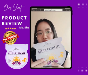 Amina Gluta Ultimate – 13-in-1 Premium Radiance Collagen & Sun Defense Supplement (BUY 2 GET 1 FREE THUMBLER)