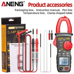 ANENG | ANENG ST182Digital Clamp Meter 4000 Counts Non-contact Voltage Detection with Current Voltage Resistance Capacitance Temperature
