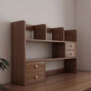  HUANXIQIAN | Eco Wood Desktop Organizer Shelf