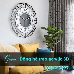 Compas | Creative Nordic Art Style Wall Clock
