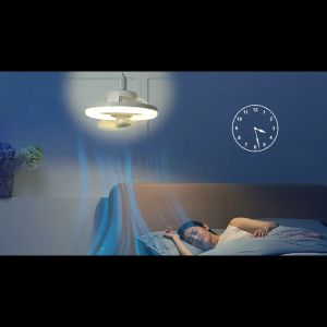 Lampu Kipas Angin Plafon 360 Derajat / Lampu Kipas Angin 2 in 1 / Lampu LED Remote Multifungsi