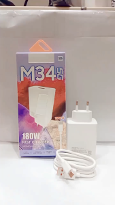 Charger 180W untuk Samsung M34 5G & Fast Charging