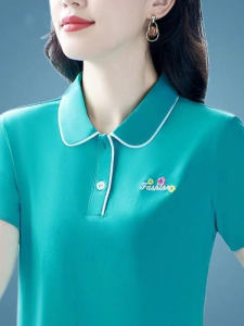 HUAXUNRAN | Elegant Slimming Short Sleeve T-shirt for Women