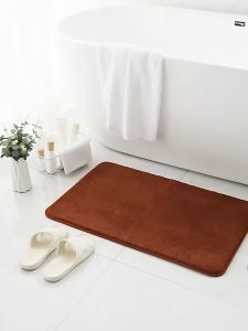 Bath Rug Non Slip Soft Thickness Shaggy Water Absorbent Bathroom Carpet100% Mirco PolyesterMachine Washable Rectangular Runner Area Rug Mats for Floor