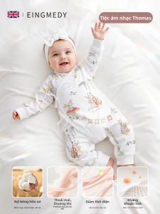 EINGMEDYFRESH | Romper Trẻ Sơ Sinh Vải Cotton 4 Mùa 0-3 Tháng