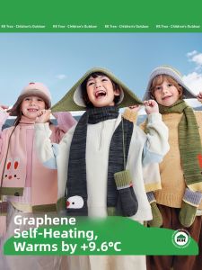 Kocotree | Childrens Knit Hat & Scarf & Gloves Anti-static Winter Wear