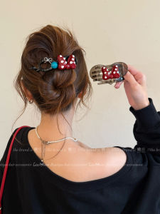 Cute Butterfly Knot Twist Hair Clip Womens High-End Personality Love Duckbill Clip Shark Fin Headwear Original Design Hair Accessories