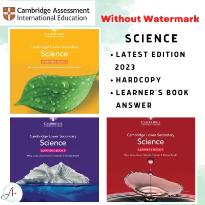 [Hardcopy]Latest 2023 Cambridge Lower Secondary Science Learner’s Book 7/8/9 Answers | Cambridge University