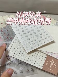 Nail Stickers Easy Nail Paint Practice Design Book Manicure Design Tip Storage Display Albums Nails Sample Display 小本收纳册
