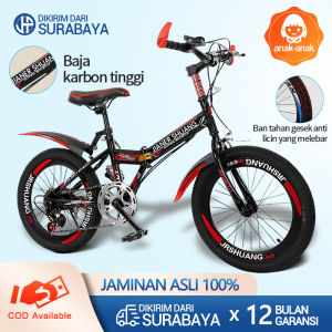 Sepeda lipat 18/20 inci gunung anak-anak rem cakram ganda variabel off-road sepeda