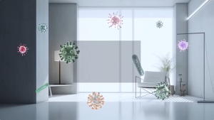 【รับประกัน 3 ปี】ฉลาด เครื่องฟอกอากาศ(wifi APP จอLCD ไอออนลบ กรองฝุ่น ควัน PM2.5 ล็อคเด็ก โหมดสลีป ปิดเสียง)Air Purifier