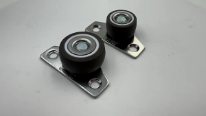 2pcs Roda pintu geser bawah Roda Caster Kecil Kastor Industri Roda pintu sleding geser bawah Roda Nilon