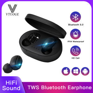 VTUOGE A6S Airdots TWS Bluetooth Headsets Wireless Earphone Waterproof headphones Noise Cancelling Earbuds With Mic Handsfree for xiaomi Redmi huawei Airdots Android Mobile Phone