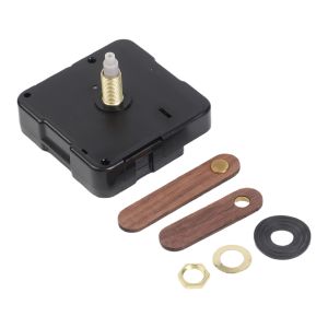 Wooden Pointer Quartz Clock Movement Kit with Silent Function Includes Repair Tools for Clock Assembly and Restoration Projects
