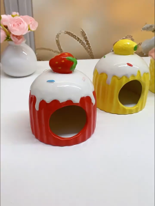 [ NEW ] tổng hợp nhà sứ bánh kem ngọt ngào dành cho hamster - T3 PETS SHOP