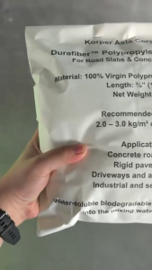 Durafiber™ Polypropylene Fiber (Water Soluble) - 19mm