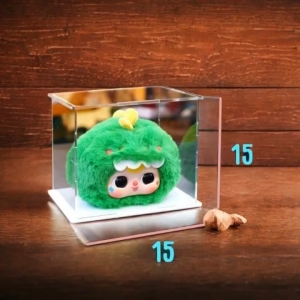 ToyVille กล่องอะคริลิคใส่ kimmon คิมมอนฟรุ๊ต ประกอบเอง ซ้อนทับได้ กันฝุ่น กล่องใส่โมเดล เบบี้่ทรี