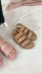 BELLEZA Tori Sepatu Sandal Wanita Wedges Tali Strap Slingback Hak 4cm Model Tali Terbaru Kekinian
