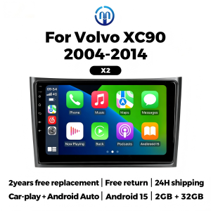MEKEDE Android 15 Car Radio for Volvo XC90 C 2002 - 2014 Wireless Carplay Auto Car Multimedia Video Player GPS Navigation