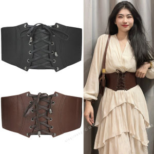 Retro Waist Seal Womens Waist Binding Outerwear Matching Skirts Coats Punk Style High Quality Decorative Belt Fashion Wide Trendy