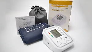 เครื่องวัดความดันโลหิตอัตโนมัติสามารถวัดความดันโลหิตสูง ความดันโลหิตต่ำ และอัตราการเต้นของหัวใจ(พร้อมสายชาร์จ)