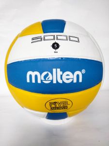 Bola Volly anak molten biru kuning prees tempel Ball Volley Outdoor Indoor