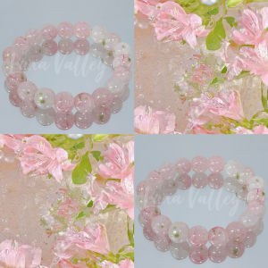 Luna Valley Su | Original Design Glass Bead Pink Cherry Blossom Girl Girlfriend Gifts Bracelet
