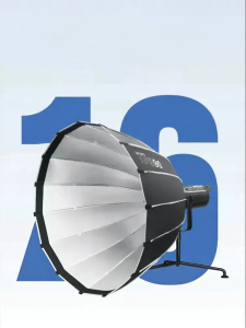 triopo | Quick Release Deep Parabolic Softbox with Grid for Photography and Live Streaming