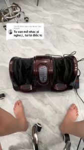 Máy massage chân Foot Massager (kèm điều khiển) nhiều chế độ massage chân thư giãn ngủ ngon