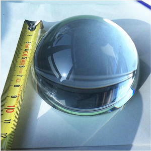 Honor of crystal 4cm/10cm Blank Transparent magnifier glass hemisphere Half Dome Crystal Ball For Paperweight Decoration