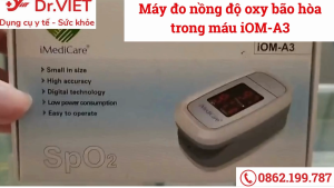 Máy đo nồng độ oxi bão hòa trong máu iOM-A3