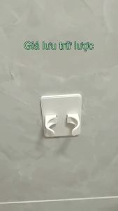 Plastic Wall Mount Comb Holder Bathroom Hair Tool Storage Rack