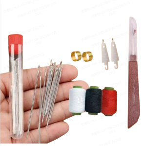ชุดเข็มเย็บผ้า 34 ชิ้นพร้อมเข็มตาขนาดใหญ่ เข็มเย็บผ้า กางเกงยีนส์ เข็มเย็บผ้าจุดปกติสากลสําหรับเย็บผ้า