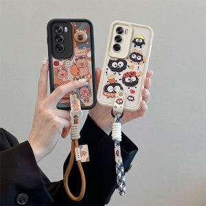 ใหม่ เคสโทรศัพท์ Phone Case OPPO Reno12 Pro Reno 12 F 12F 11F 8 7 Z 5G 4G Ins เคส ลายการ์ตูนน่ารักสุดสนุกน่ารักติดมือถือ Kuromi เคส หนังกันตกพร้อมสายคล้อง2025