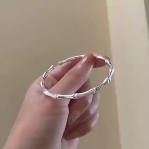 Bamboo silver bracelet female sterling 9999 fine with young girls present girl now rising