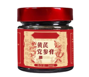 ไม่มีซูโครสเพิ่ม Astragalus Radix Codonopsis Paste โสมชะเอมข้าวสาลีฤดูหนาว Poria Cocos Paste 260g    黄芪党参膏