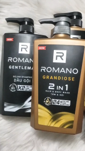 Sữa Tắm Romano 650g – Hương Nước Hoa Nam Tính Classic/Attitude/Force/Gentleman