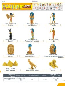 Simulation Educational Ancient Egyptian Pyramid and Mummy Toy Set