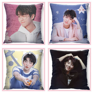 Wang Junkai Pillow Custom Peripheral Star Double-Sided Humanoid Girl Cute Girlfriends Birthday Gift Bedside Afternoon Nap Pillow