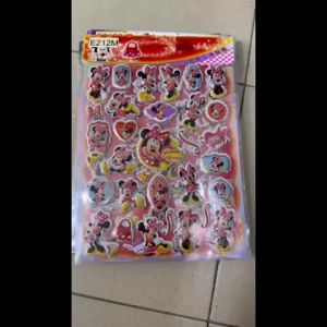Pelekat 3D Kartun Bayi Perempuan Besar Hadiah Didik Awal Pelekat Buih Comel Untuk Anak 2pcs Kids Large Dress Up Sticker Book Baby 3D Foam Cartoon Sticker 3D Bubble Sticker 大号换装女孩粘贴纸小宝宝3D泡棉贴纸儿童卡通泡泡贴纸早教奖励贴画 E212