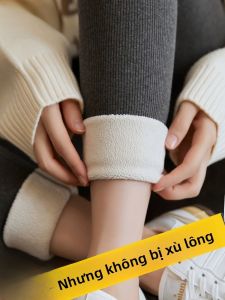 MiiOW | Quần lót dày dặn bằng vải nỉ cừu cho nữ MiiOW Quần dài ấm áp mùa thu đông mới 2024 Quần lót cotton giữ nhiệt