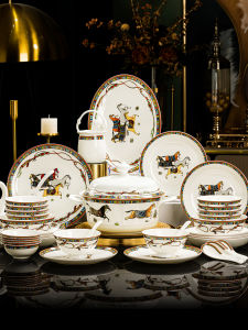 mornenjoy | Luxury Aesthetic Ceramic Tableware Set for Gift