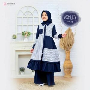 GAMIS ANAK SET HIJAB  ALESHA BY ORIBELLE